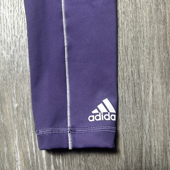 Adidas Purple Leggings - Picture 3 of 4